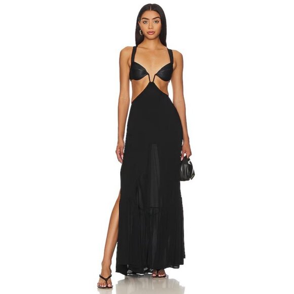 BOAMAR Hanna Long Dress Black - Picture 2 of 6